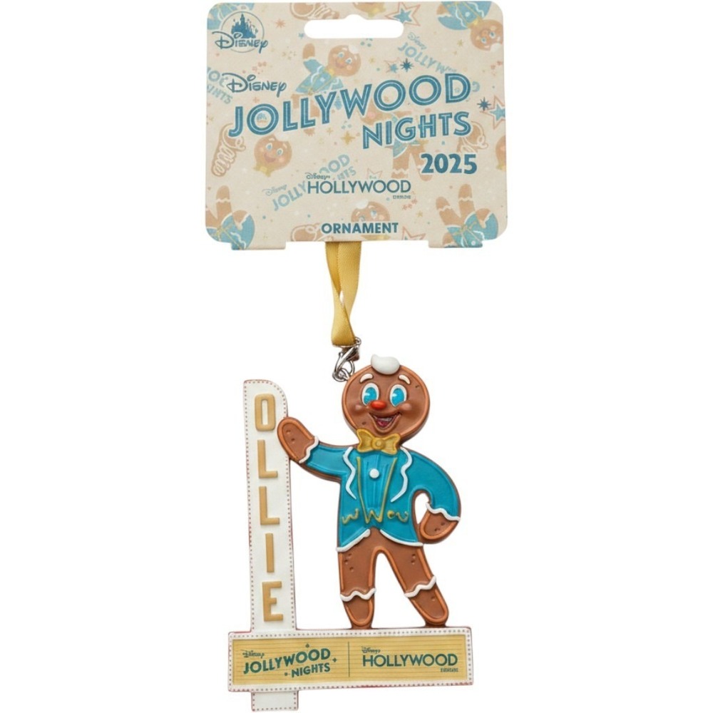 JOLLYWOOD NIGHTS 2025 Disney Hollywood Studios Ollie Gingerbread ORNAMENT NEW